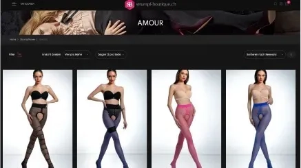 Website for Strumpf Boutique