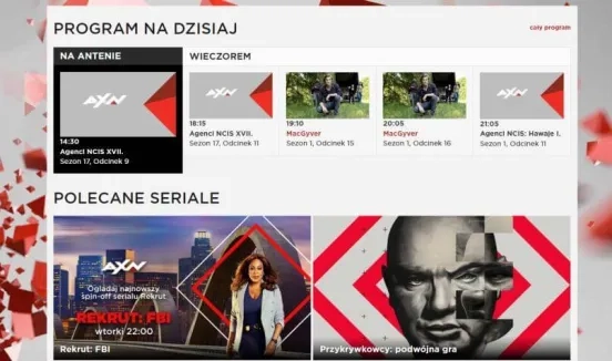AXN Polska - strona na Drupalu
