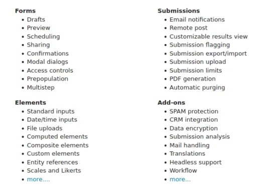 Webform tools