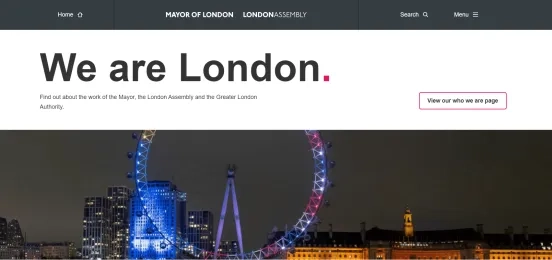Strona Miasta Londyn na Drupalu