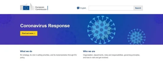 European Commission's website on Drupal