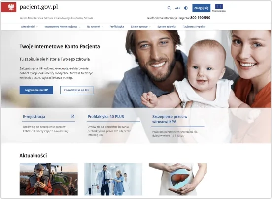 Strona główna pacjent.gov.pl