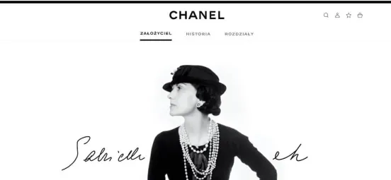 Styl flat design - Chanel