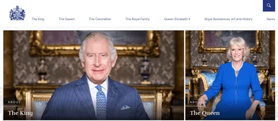 Strona brytyjskiej rodziny królewskiej na Drupalu